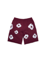 Cotton Wreath Sweat shorts Burgundy - Image 2