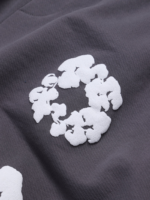 Cotton Wreath Sweat shorts Charcoal - Image 2