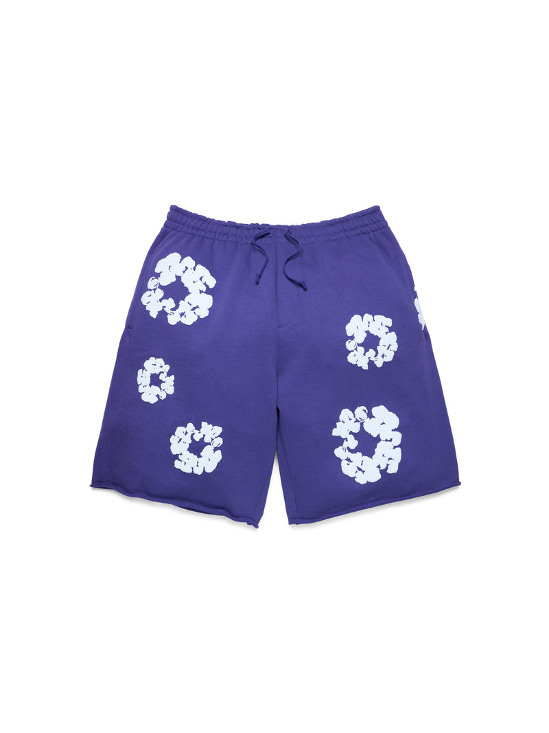 Cotton Wreath Sweat shorts Purple Cotton Wreath Sweat shorts Purple - Image 1