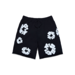 Cotton Wreath Sweatshorts Black