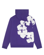 Denim Tears Biggie Cotton Wreath Purple Hoodie - Image 2