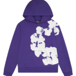 Denim Tears Biggie Cotton Wreath Purple Hoodie