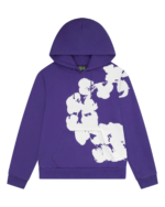 Denim Tears Biggie Cotton Wreath Purple Hoodie