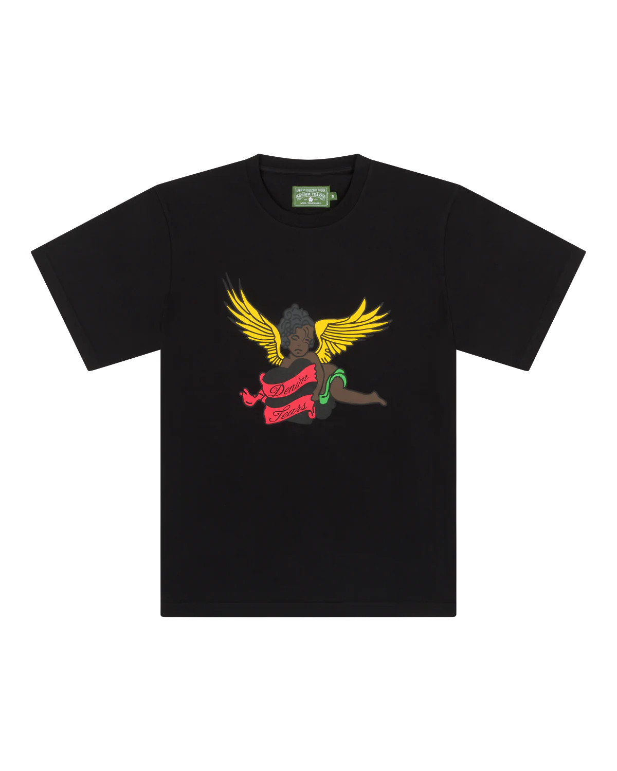 Denim Tears Black Cherub T-Shirt Denim Tears Black Cherub T-Shirt - Image 1