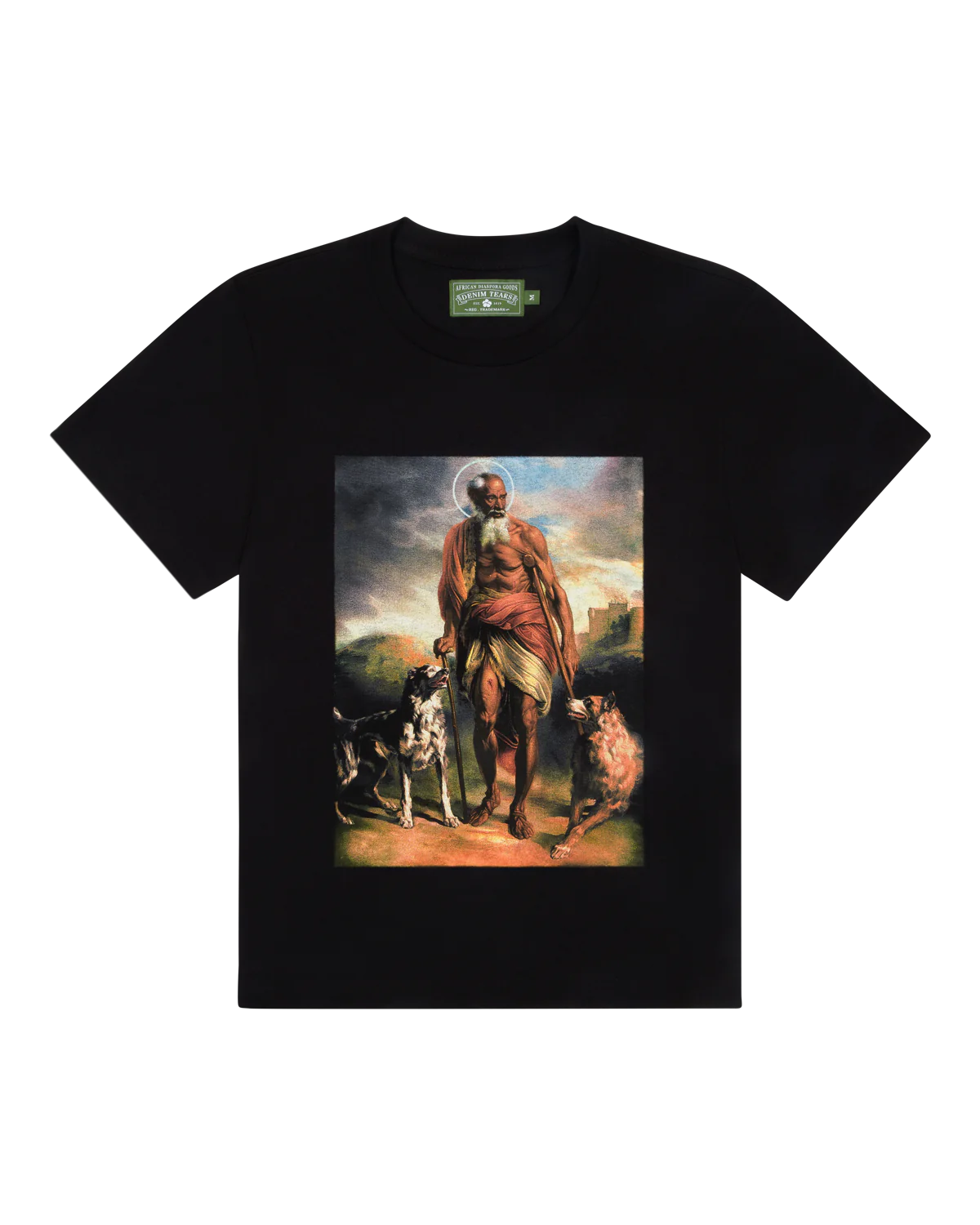 Denim Tears Black Lazarus T-Shirt Denim Tears Black Lazarus T-Shirt - Image 1