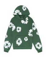 Denim Tears Cotton Wreath Green Hoodie