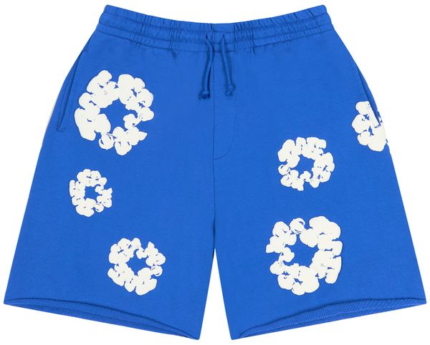 Denim Tears Cotton Wreath Sweatshorts 'Blue'