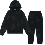 Denim Tears Mono Cotton Wreath Tracksuit Black